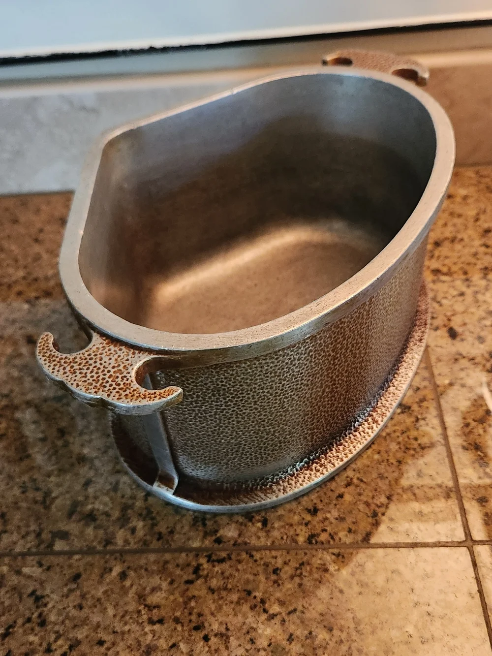 Vintage Aluminum Roasting Pan/Pot with Handles - Silver